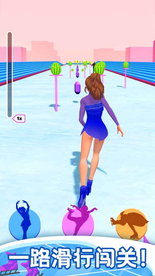 滑冰竞技赛游戏 v0.3 安卓版 1