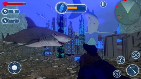 水下鲨鱼模拟器3D汉化版最新版 v1 安卓版 2