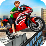 儿童摩托车特技骑士3D游戏