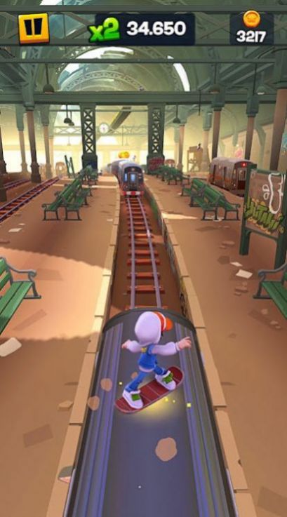 地铁跑酷滑板英雄身法版下载正版 v0.2.0 安卓版 3