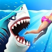 饥饿鲨世界破解版无限钻石金币珍珠下载