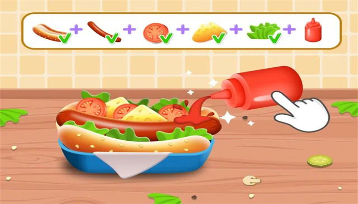 热狗做饭游戏无广告版 v1.0 安卓版 1