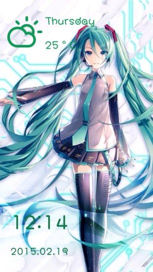 华为初音未来主题壁纸 v5.0 安卓版 1