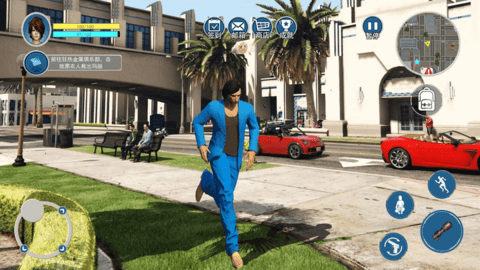 蓝色妖姬城市猎车手游戏 v1.0 安卓版 1