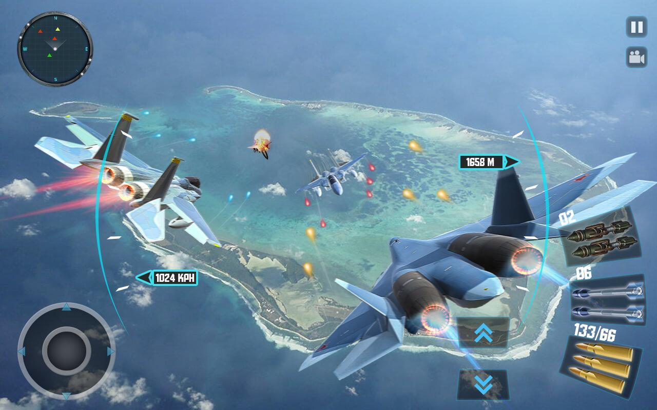 驾驶飞机于天空中战斗的游戏合集